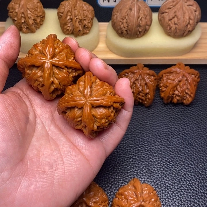 把件文玩核桃陈****1工艺四棱