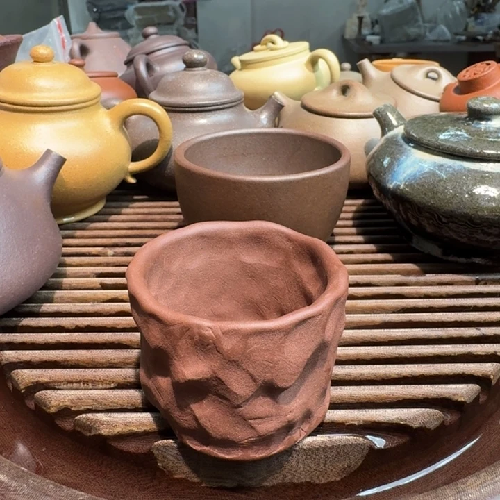 c***n紫砂茶案紫泥无添加手捏