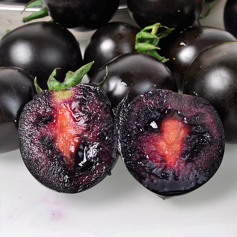 [顺丰包邮]美邻惠享家山东新鲜黑番茄小黑柿子小番茄低糖水果