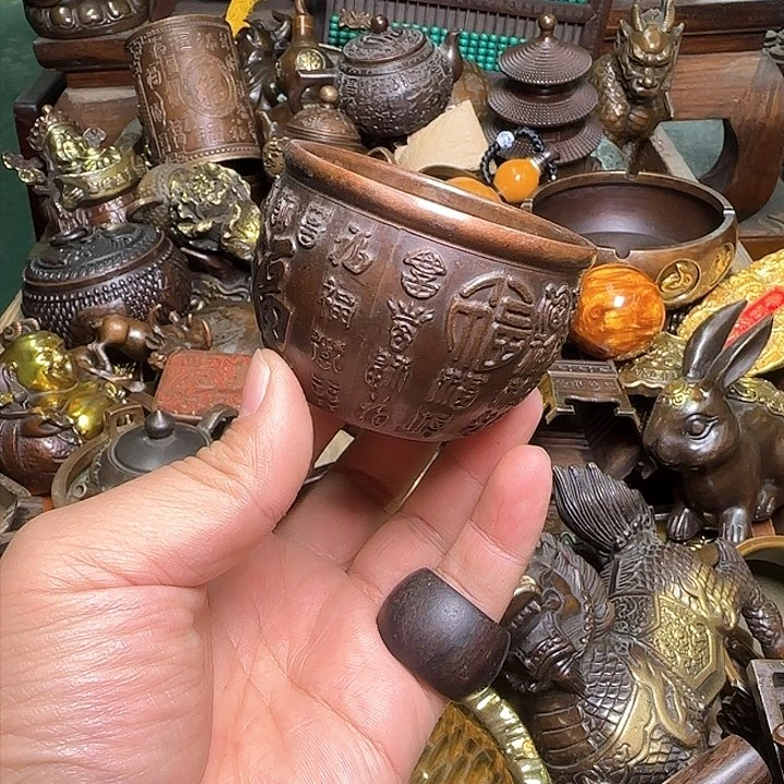 铜器办公室茶室摆件