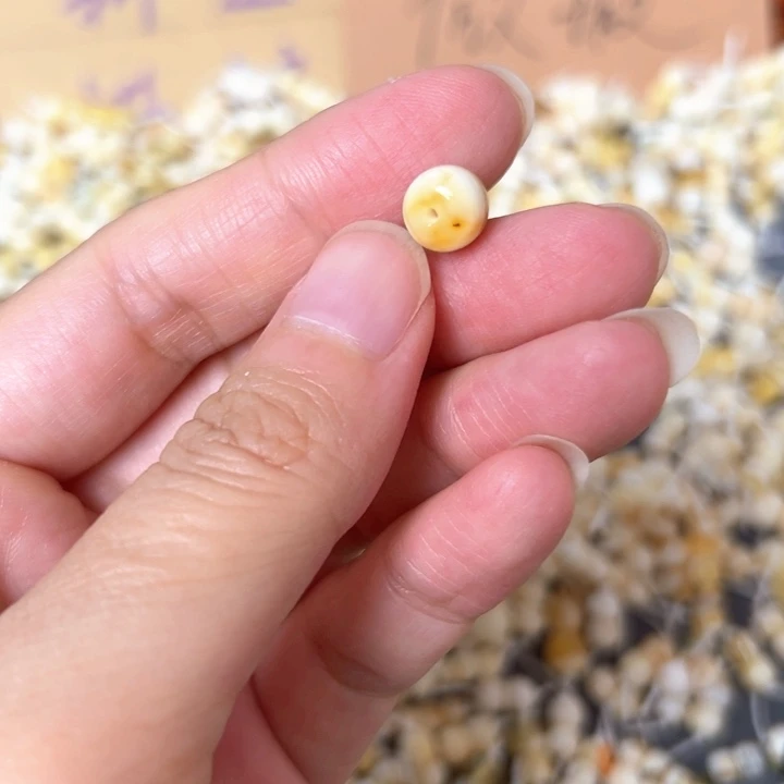 裸石蜜蜡未镶嵌8mm一个