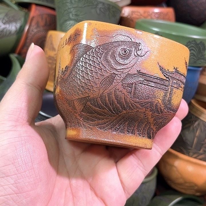 茶杯紫砂全手工紫砂主人杯