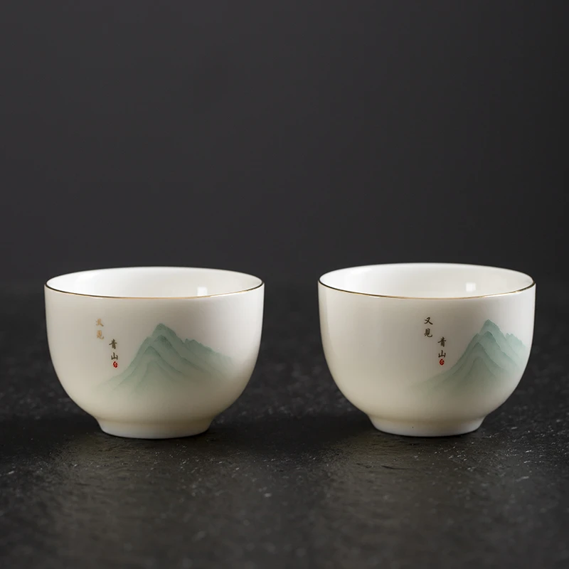 晟翔茶具配件客杯杯子——又见青山