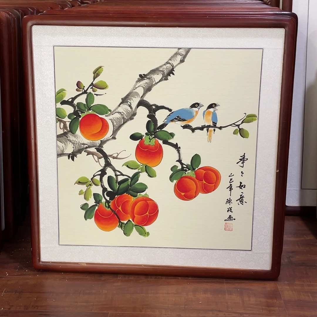 国画带框尺寸63*63厘米