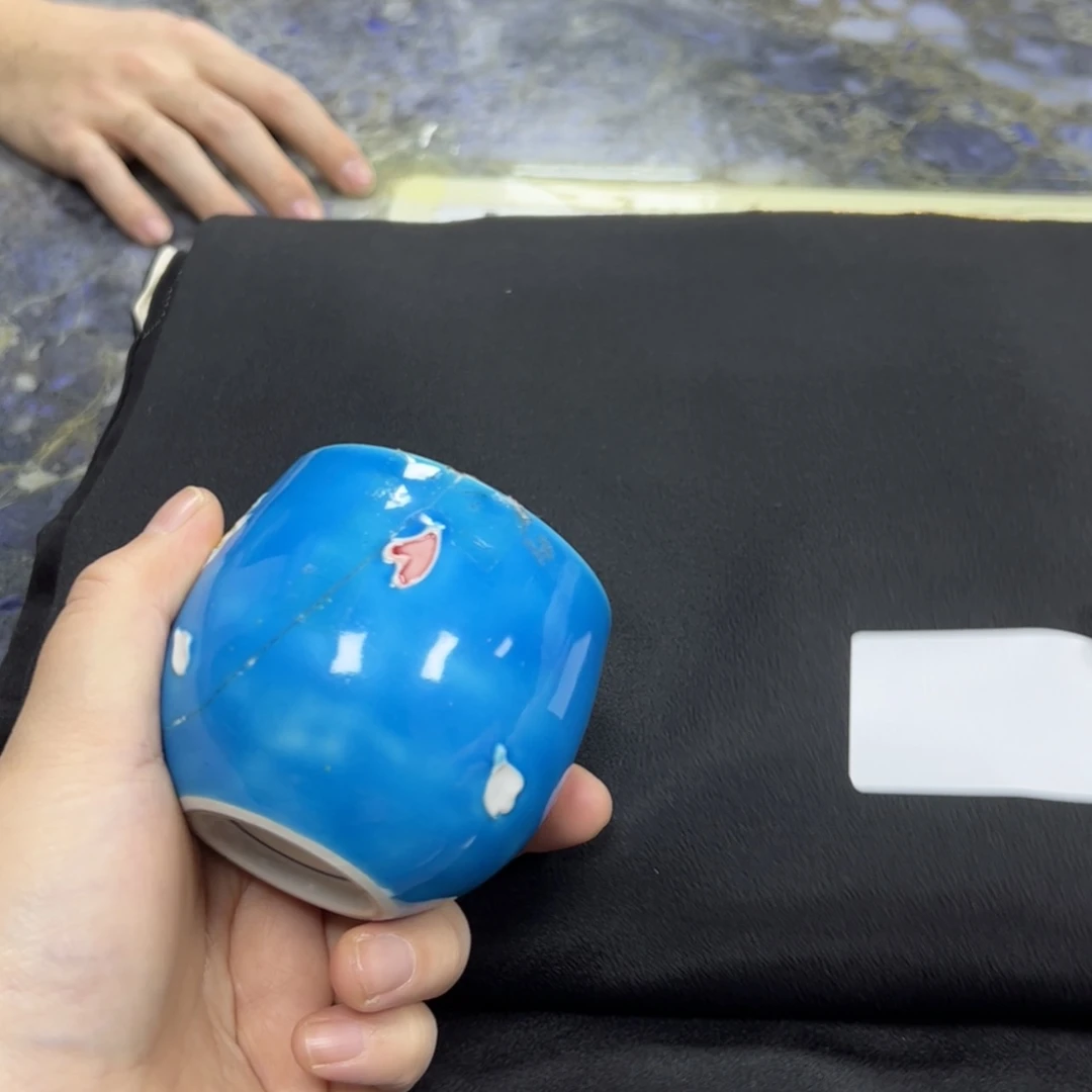 【闪购商品】团****员陶瓷马克杯带盖勺