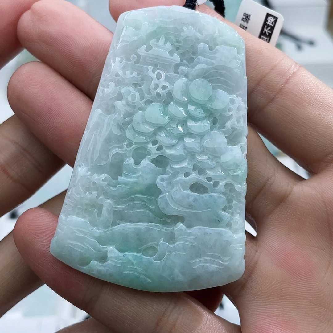 颈饰未镶嵌翡翠翡翠