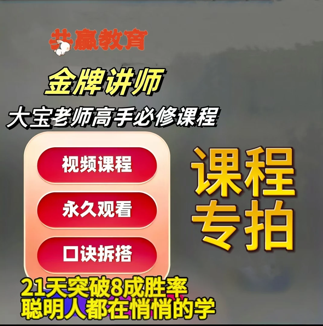 （高手必修课）+大宝老师一对一指导+拆搭练习神器