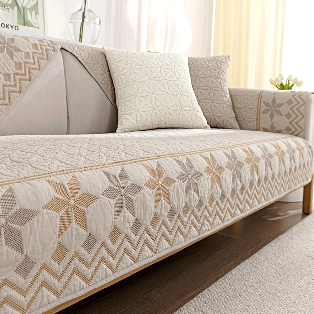 沙发垫全棉四季通用防滑纯棉布艺坐垫简约现代2024皮沙发套罩盖布