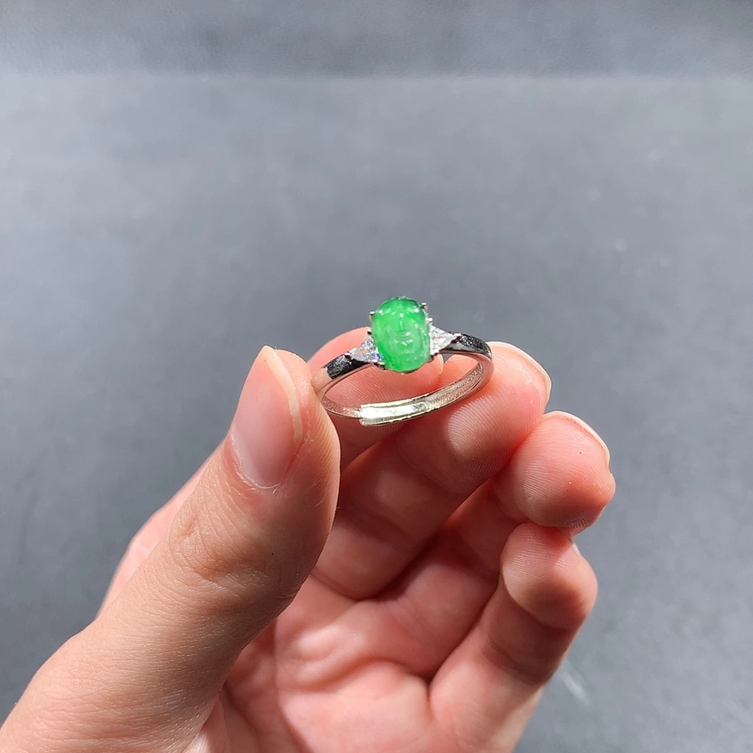 未镶嵌戒指翡翠翡翠