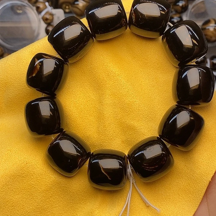 兴***育橄榄核手串/手链桶珠18