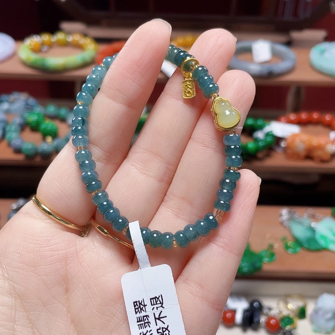 翡翠未镶嵌手链饰品