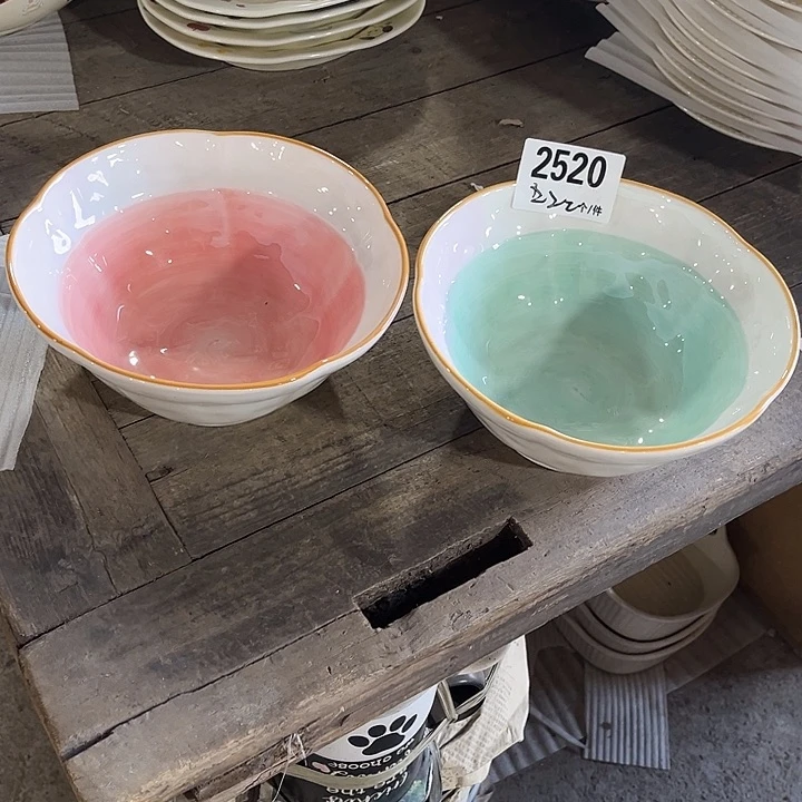 搪瓷微瑕外贸陶瓷餐具2520