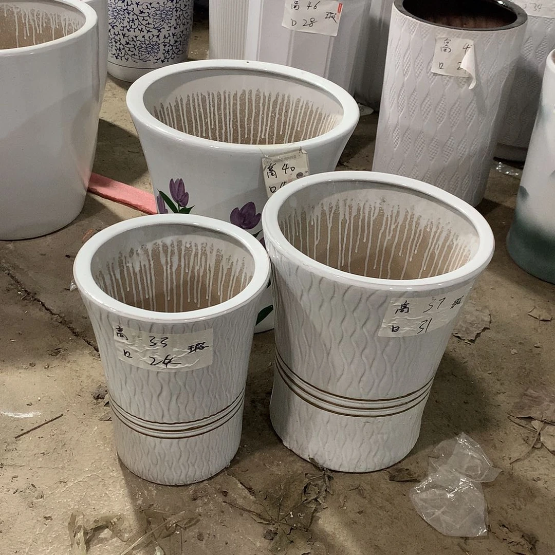 高温陶瓷花盆微瑕