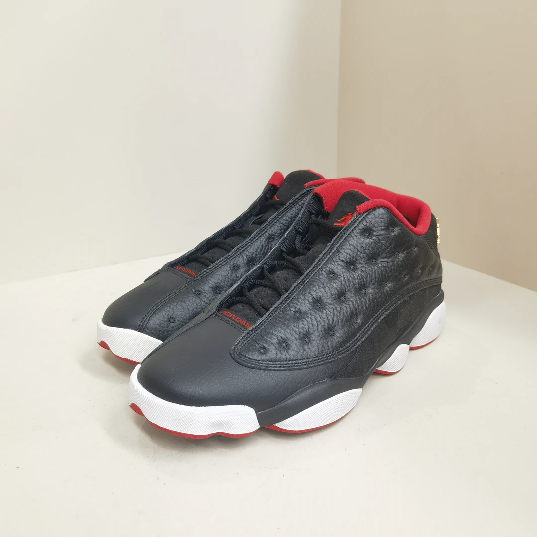 NIKE AJ13 low 黑红 43码 全新原盒