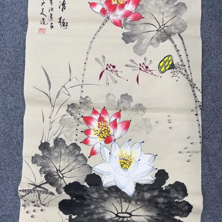 国画宣纸纯手绘字画