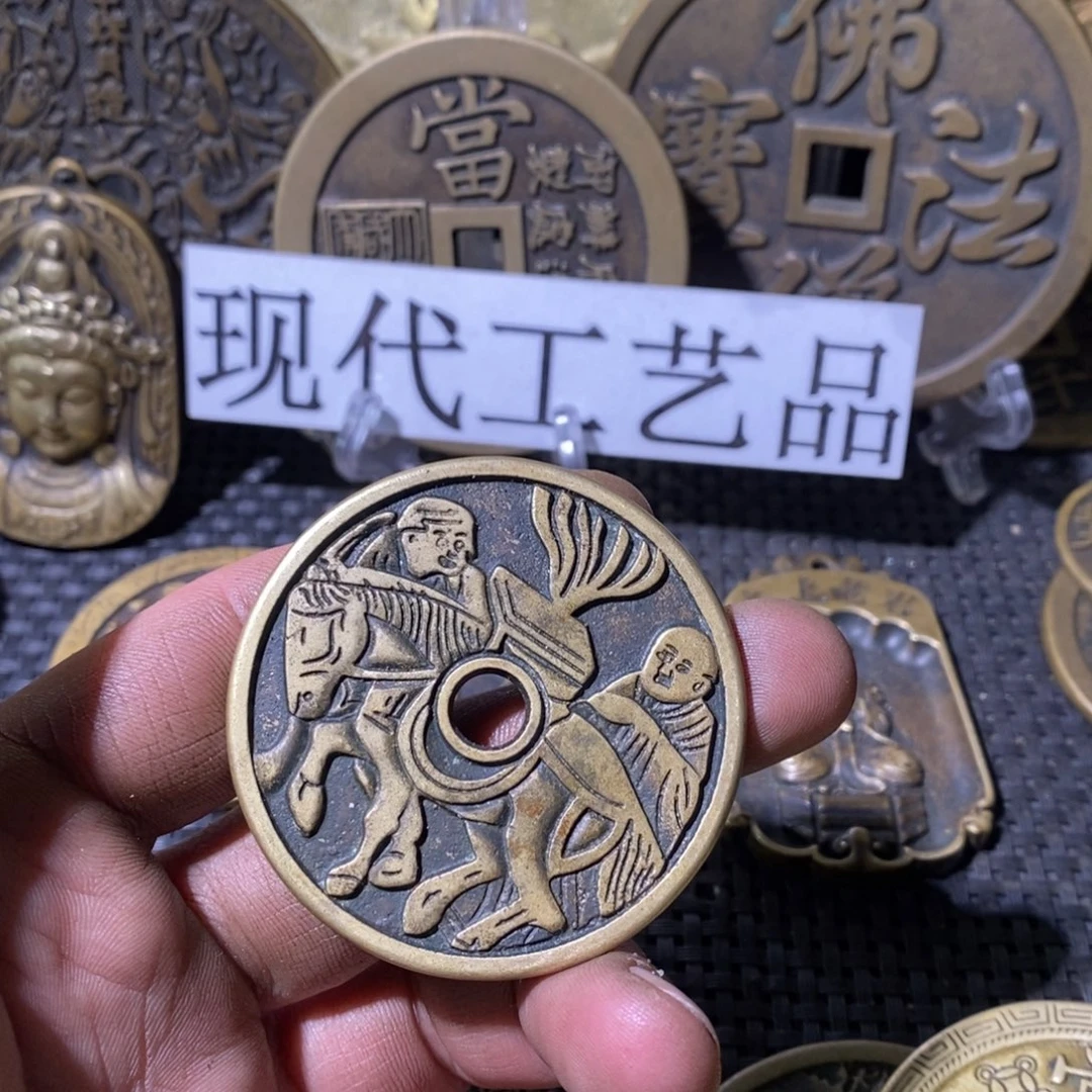 古***童铜翻砂铸造现代工艺品