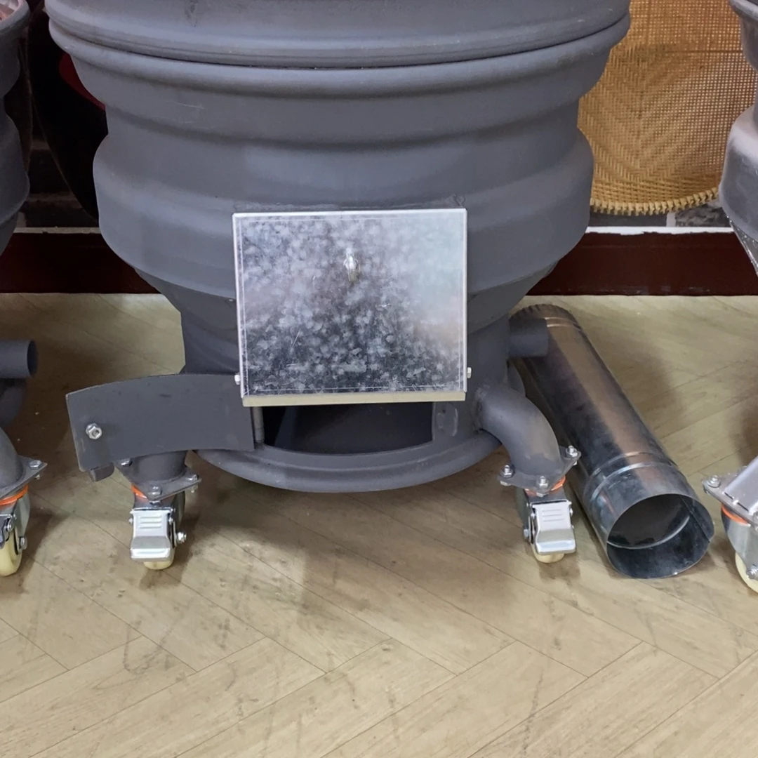 记***新塑料手提篮大号加高双轮毂➕60锅➕加厚炉圈