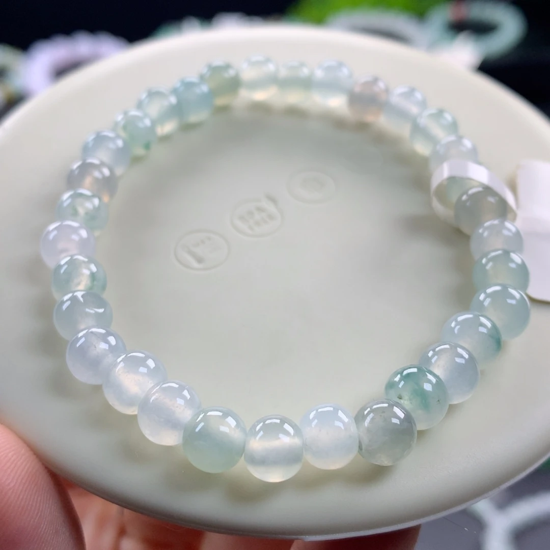 翡翠未镶嵌手链卡6