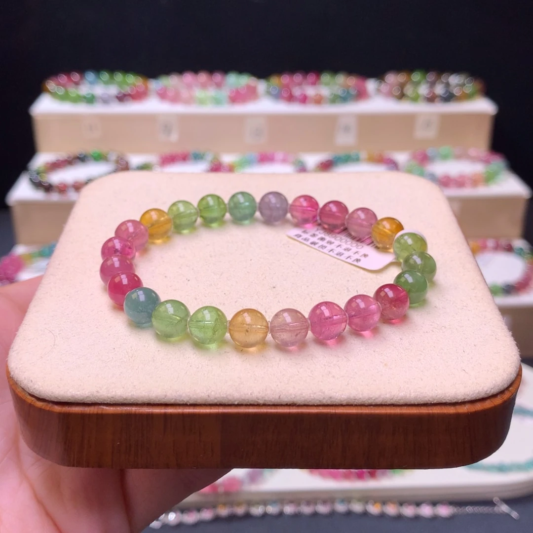 未镶嵌手链碧玺碧玺