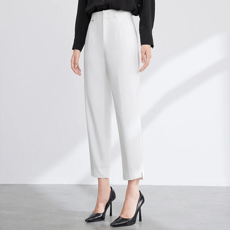 【直播专享】K4023212休闲裤 香影休闲白搭时尚显瘦春新款