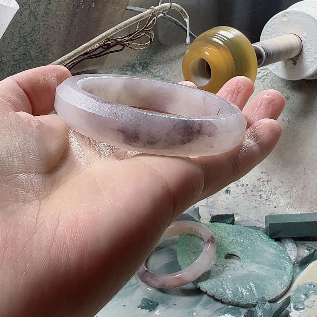 石英质玉手镯未镶嵌食****啊定制60圆条不退换