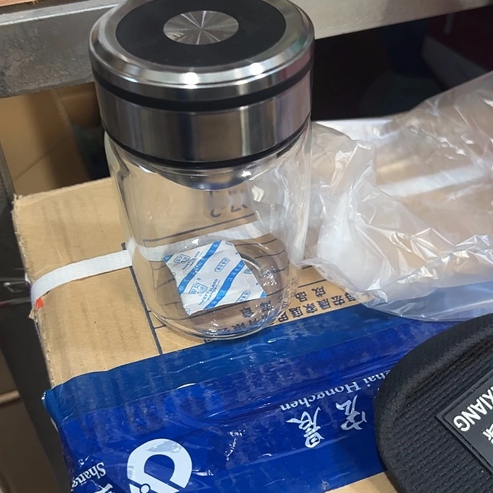 那艾330单层黑色玻璃杯