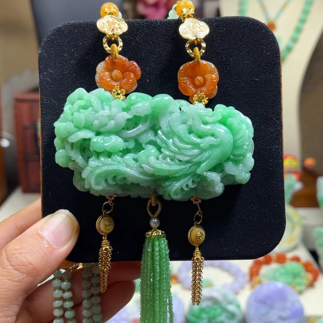 翡翠未镶嵌颈饰天然翡翠