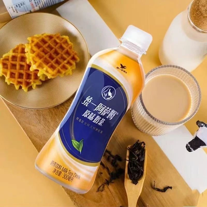 统一阿萨姆奶茶原味奶茶300ml*6瓶红茶饮料 新老包装交替发货