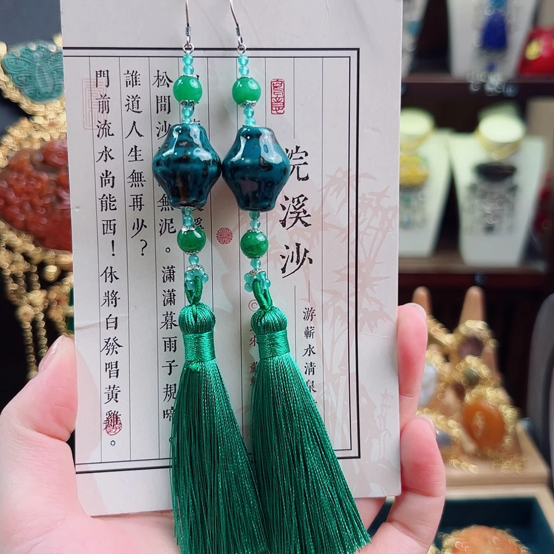 925银锦象原创设计款式耳环