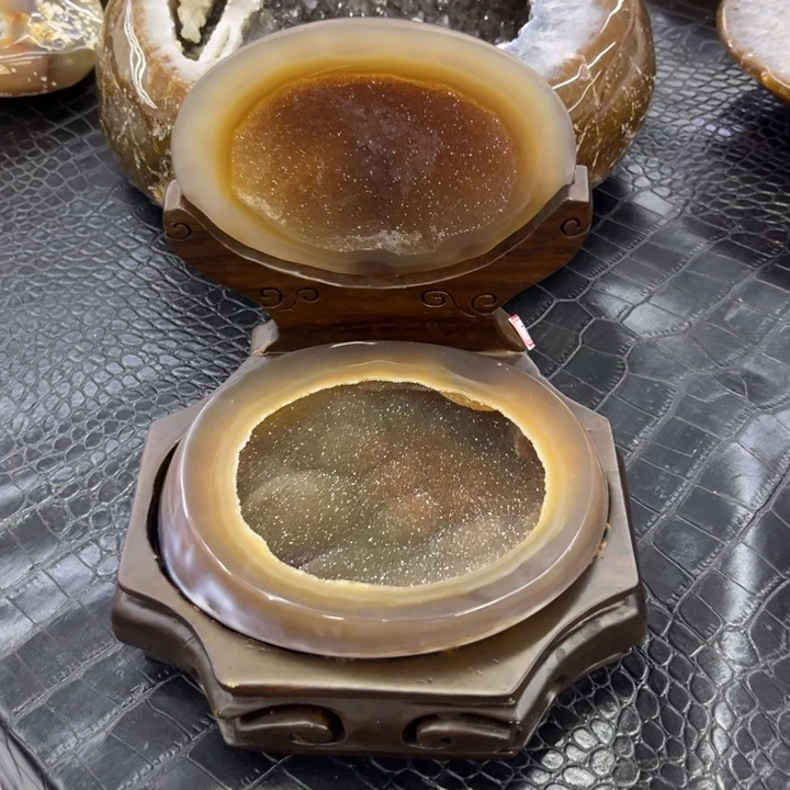 未镶嵌发饰水晶高货黄晶盆