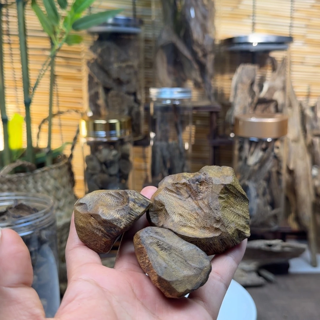 沉香碎屑沉香棋楠包头46g