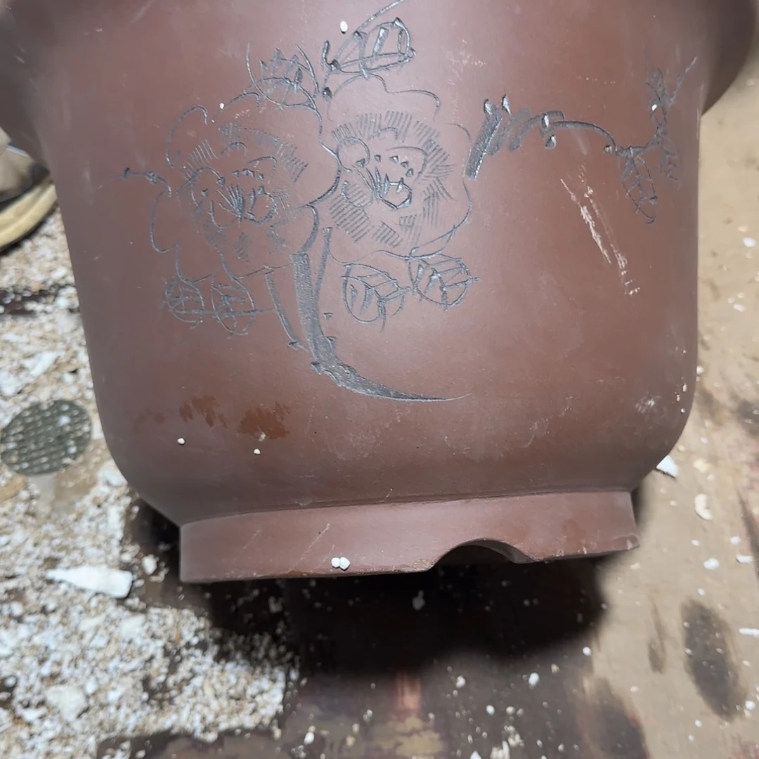 紫砂花盆口径31.21口径