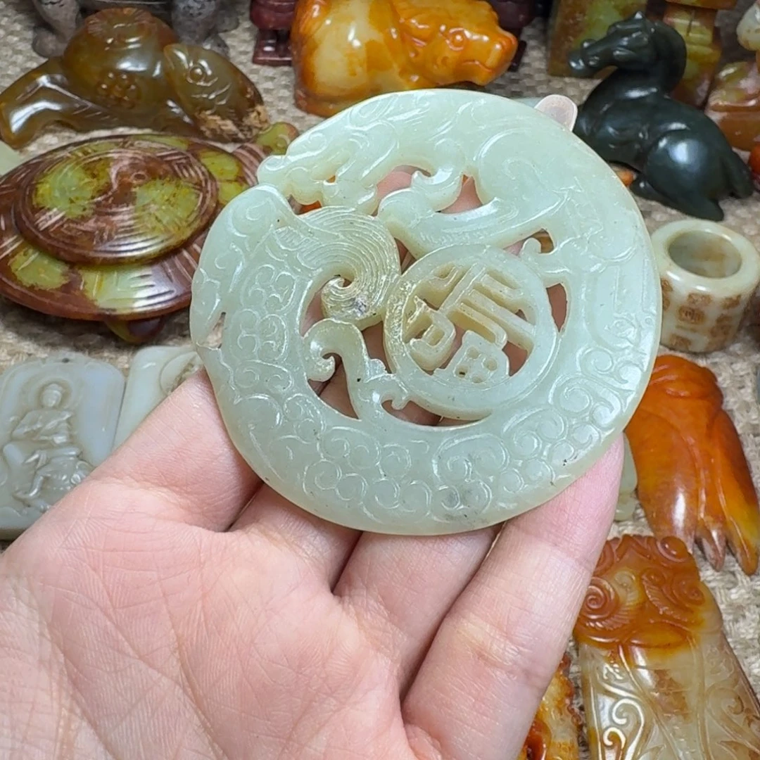 吊坠白玉菩提挂件