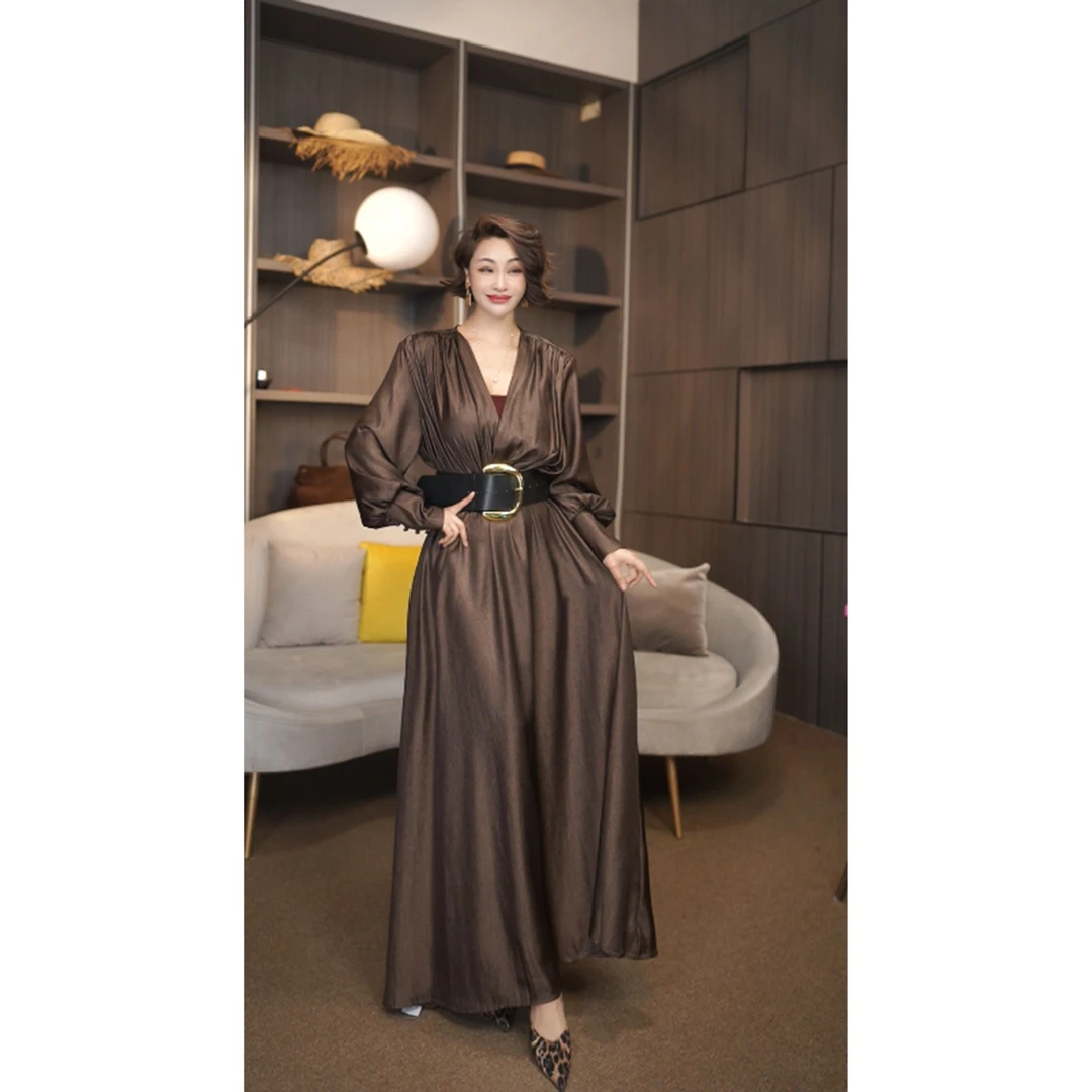 【收腰连衣裙】UU05055款轻奢气质显瘦法式连衣裙