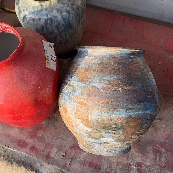 微瑕景德镇手工花瓶清