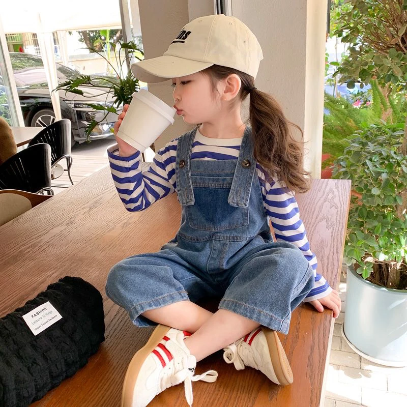 W171 儿童爱心背带裤