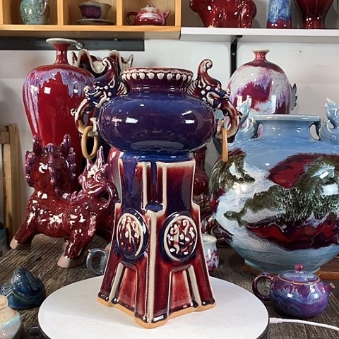 瓷片神垕镇钧瓷艺术