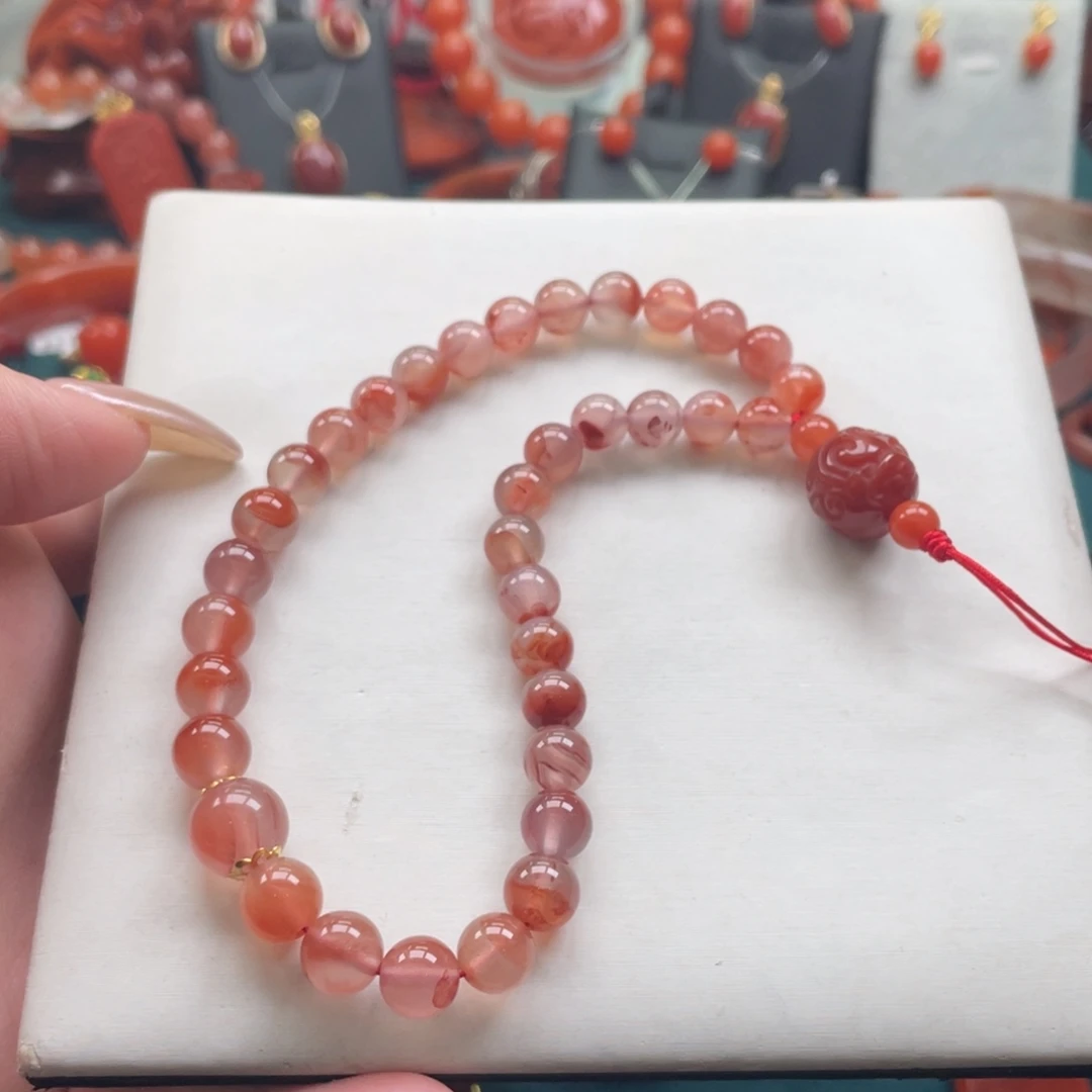 南红玛瑙未镶嵌开播福利川料DIY手机挂