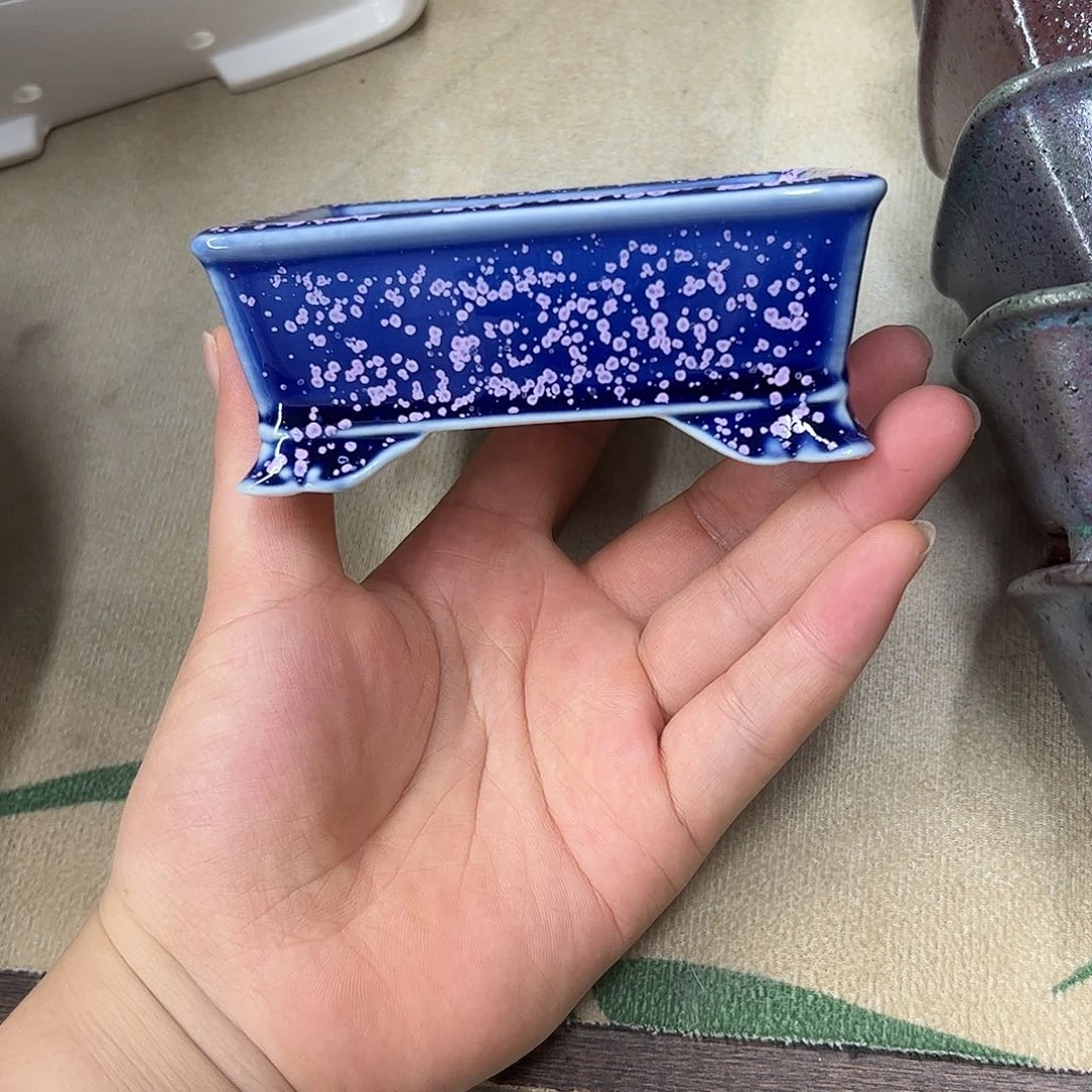 紫砂花盆069号瑕疵10/8/4cm