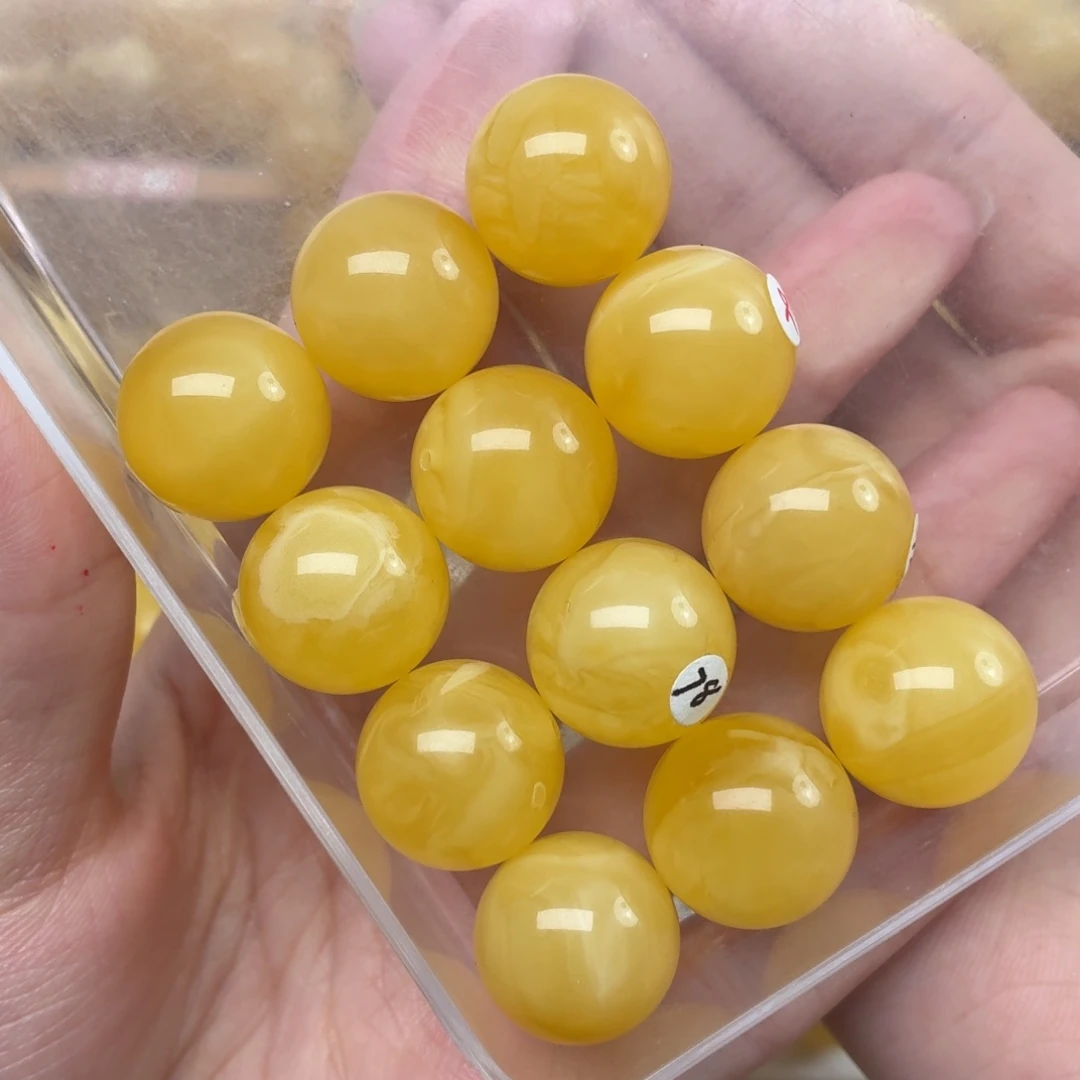 蜜蜡未镶嵌裸石16+蜜蜡手串