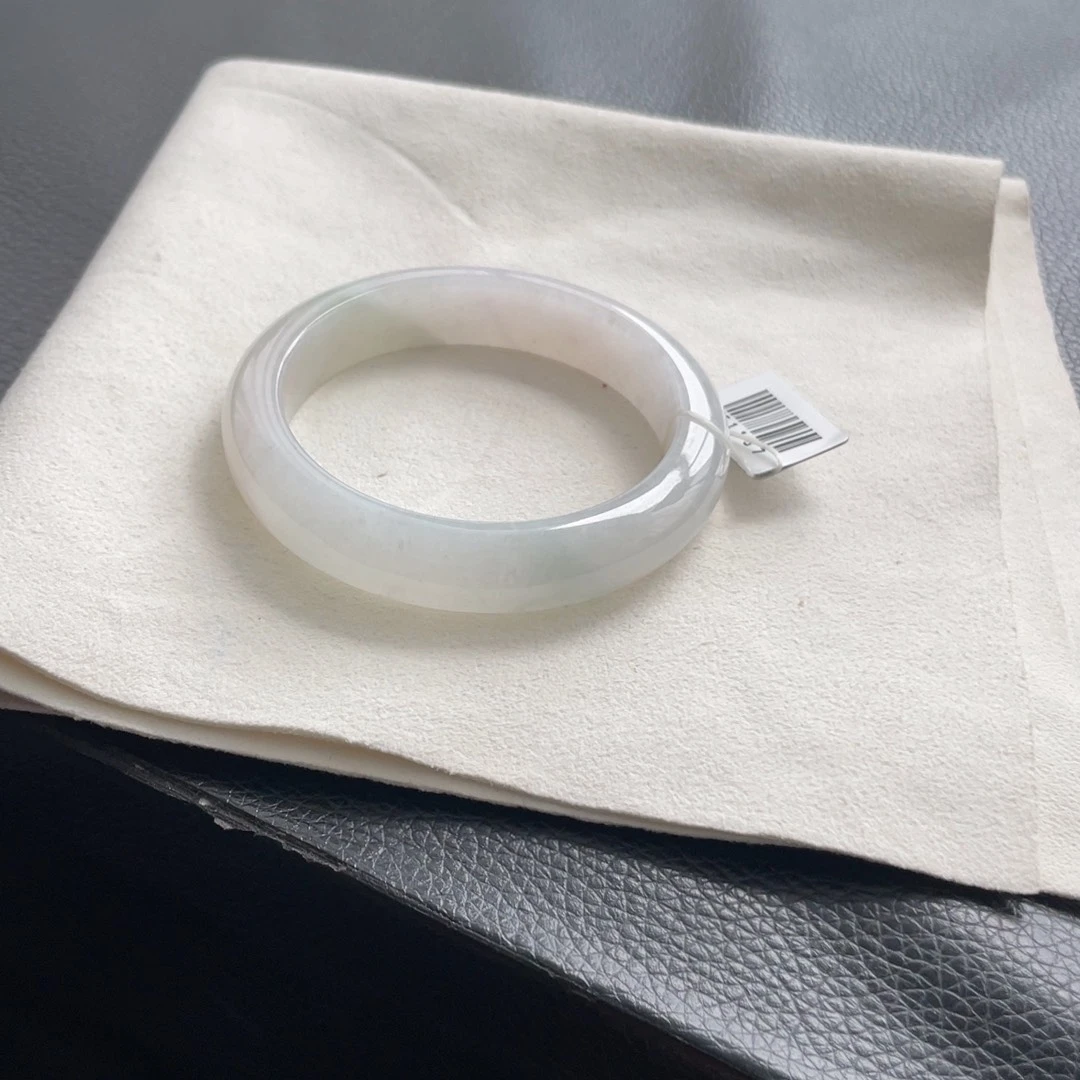 翡翠未镶嵌手镯纹52.5