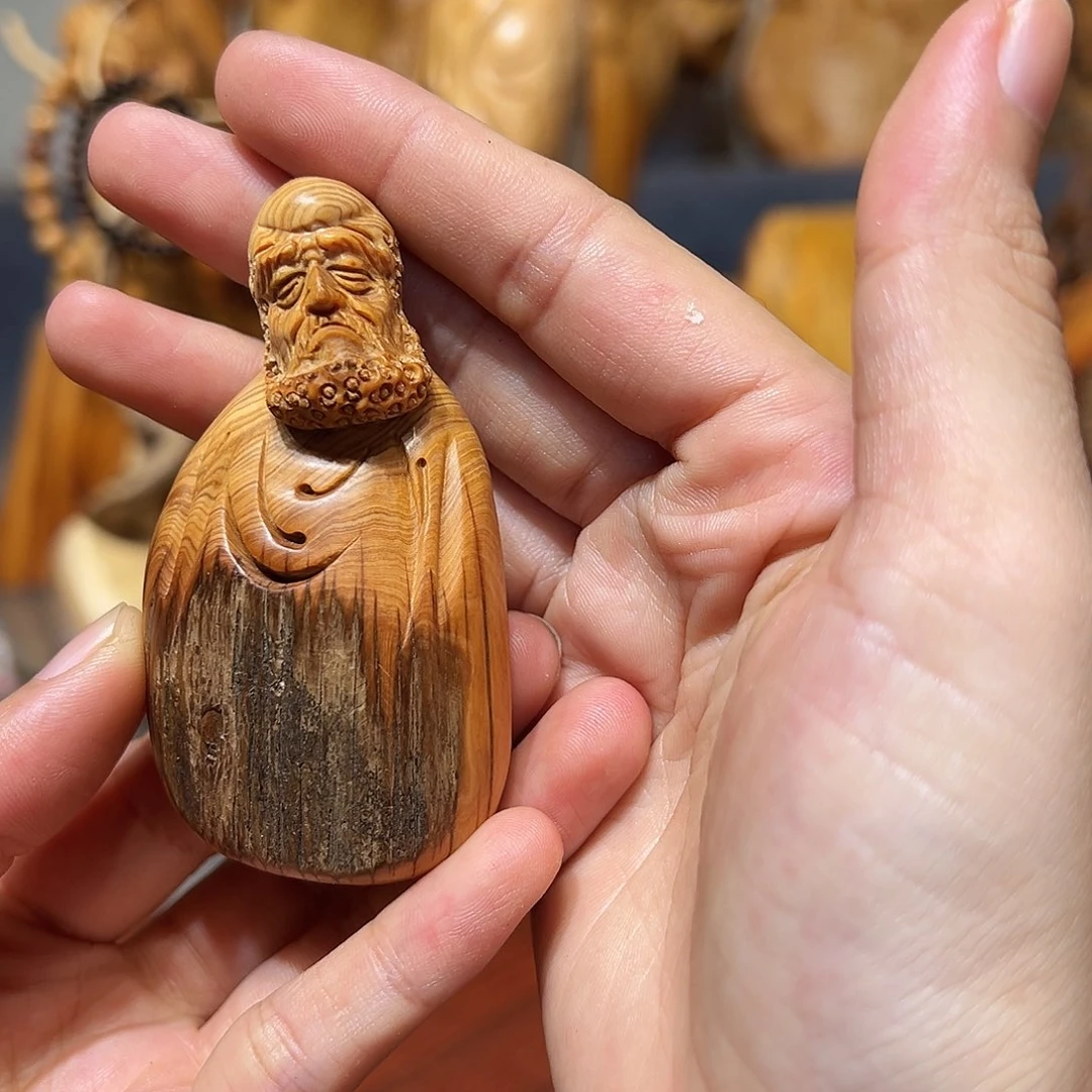 柏木（崖柏）崖柏木手把件摆件