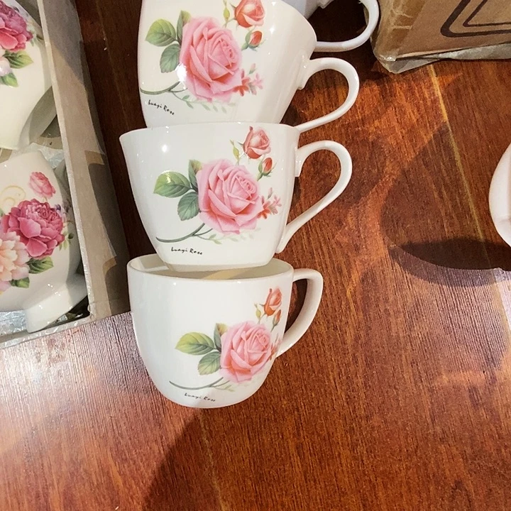 山***子骨质瓷库存产品杯子