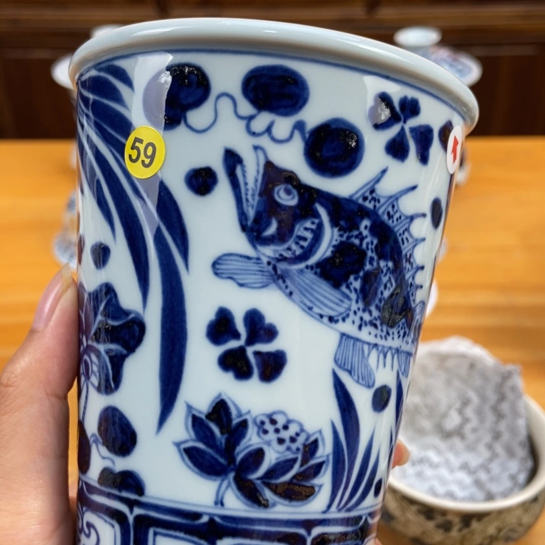 手绘现代茶具非古董