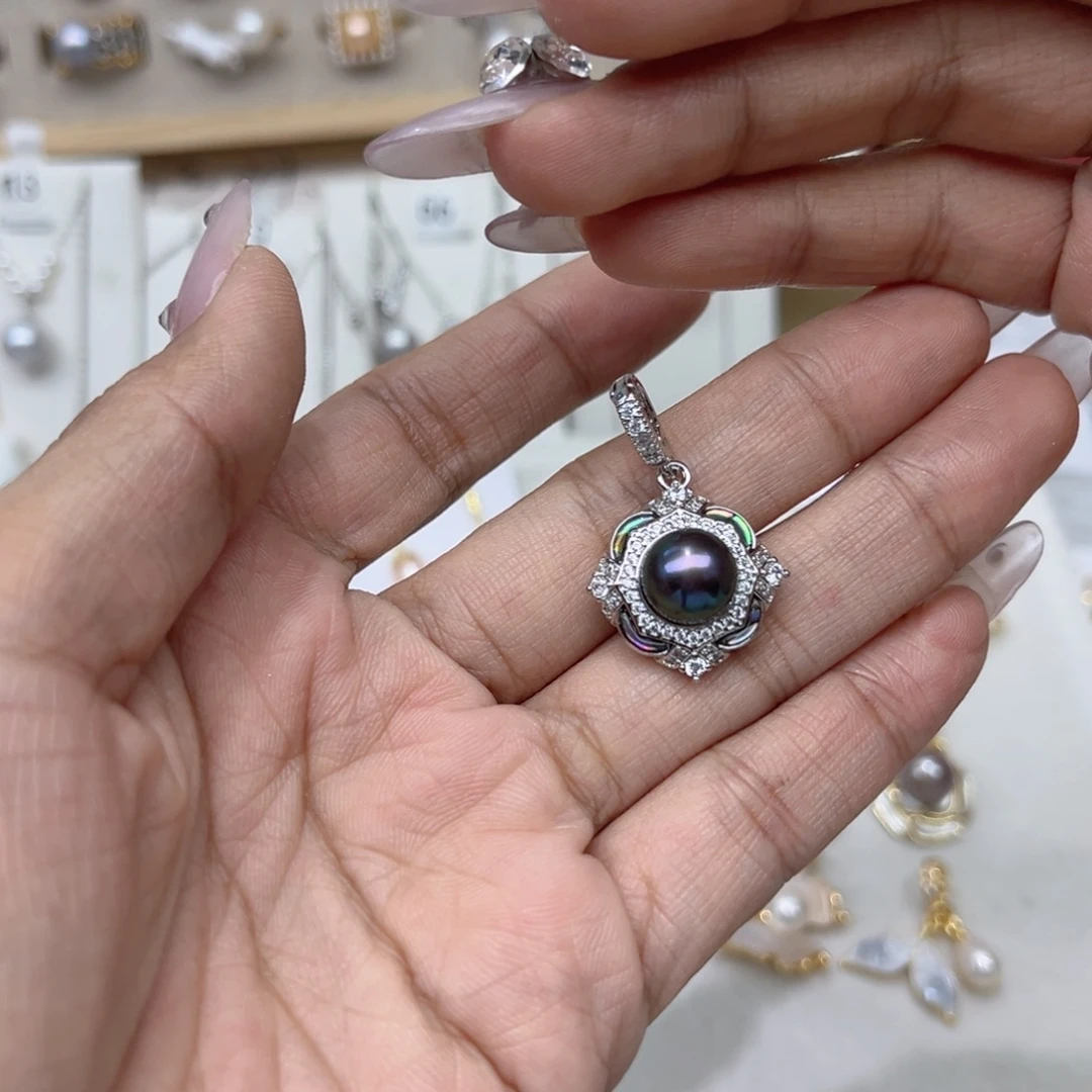 莫***之戒指合金淡水珍珠