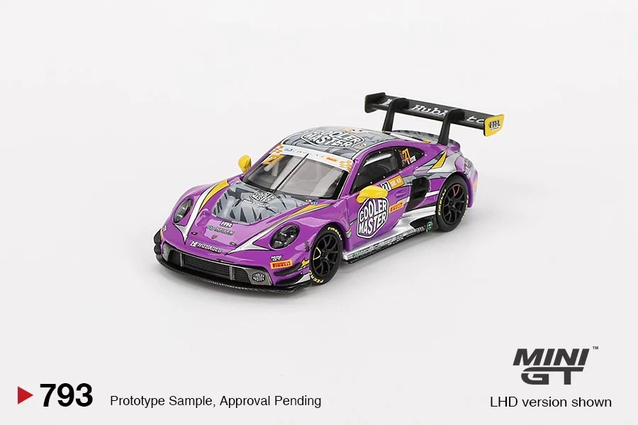 MINIGT 1:64 保时捷Porsche 911 GT3 R #27 合金车模 793