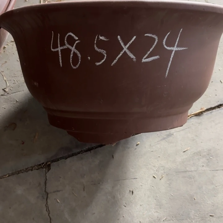 紫砂花盆160-2。         48.5-24