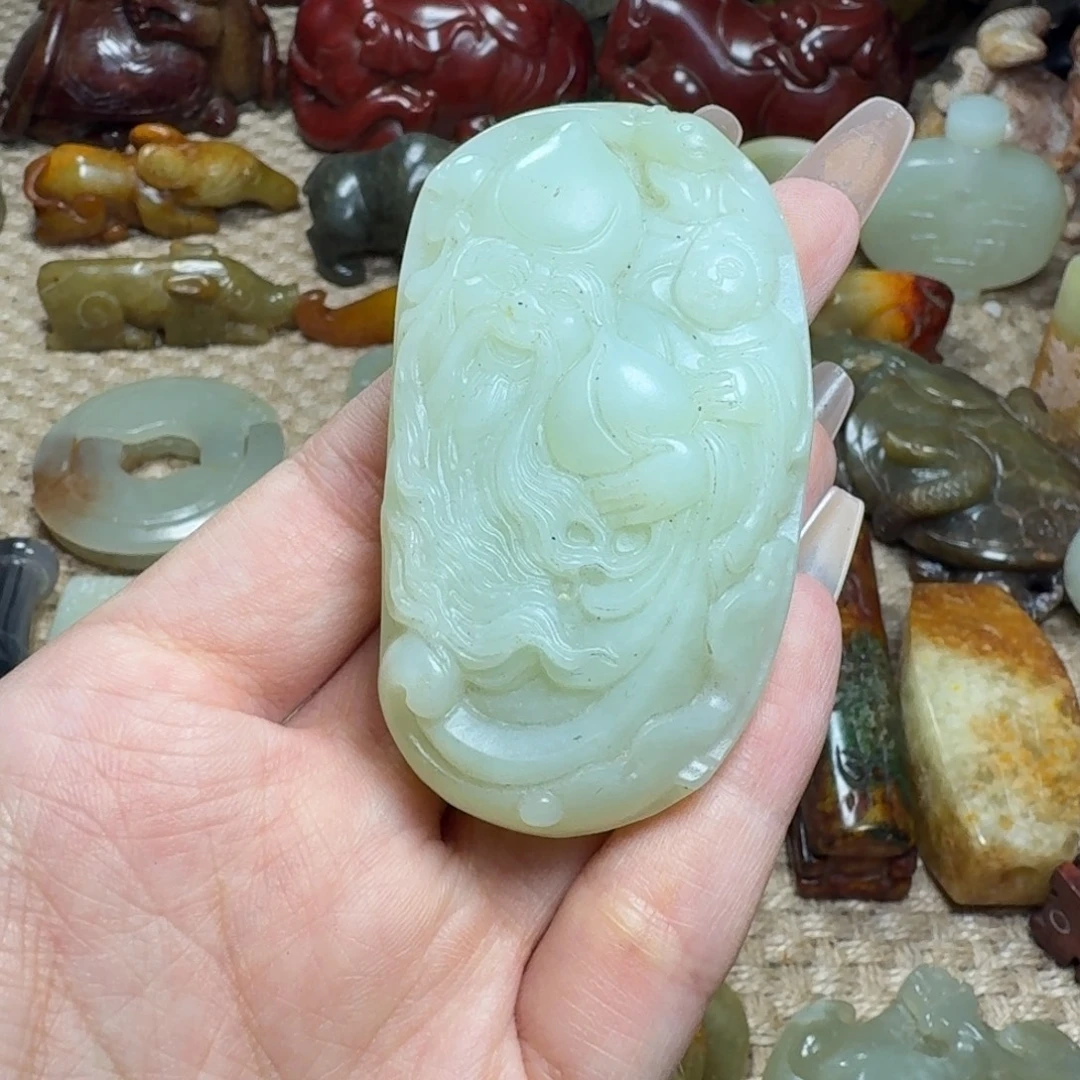 吊坠白玉菩提挂件