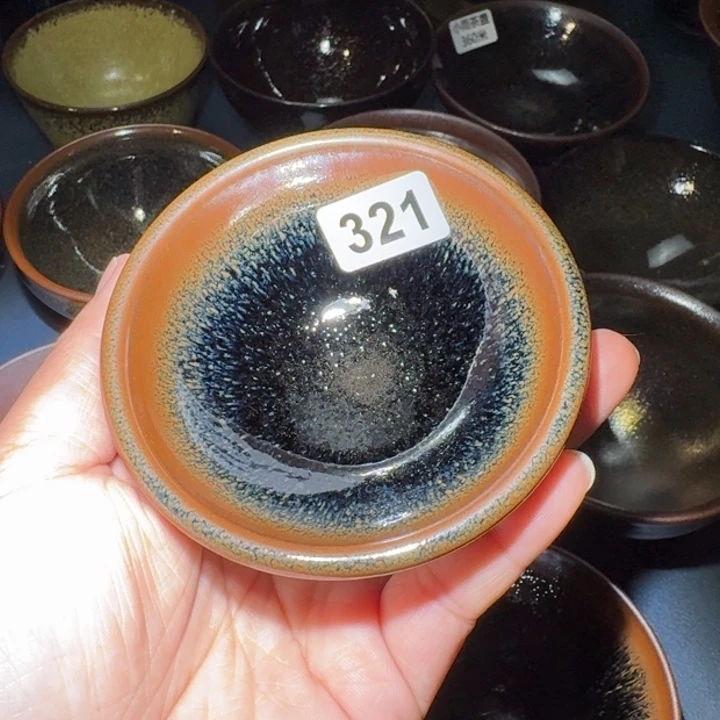 小雨茶盏手工柴烧