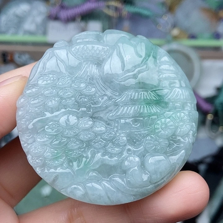翡翠未镶嵌颈饰翡翠